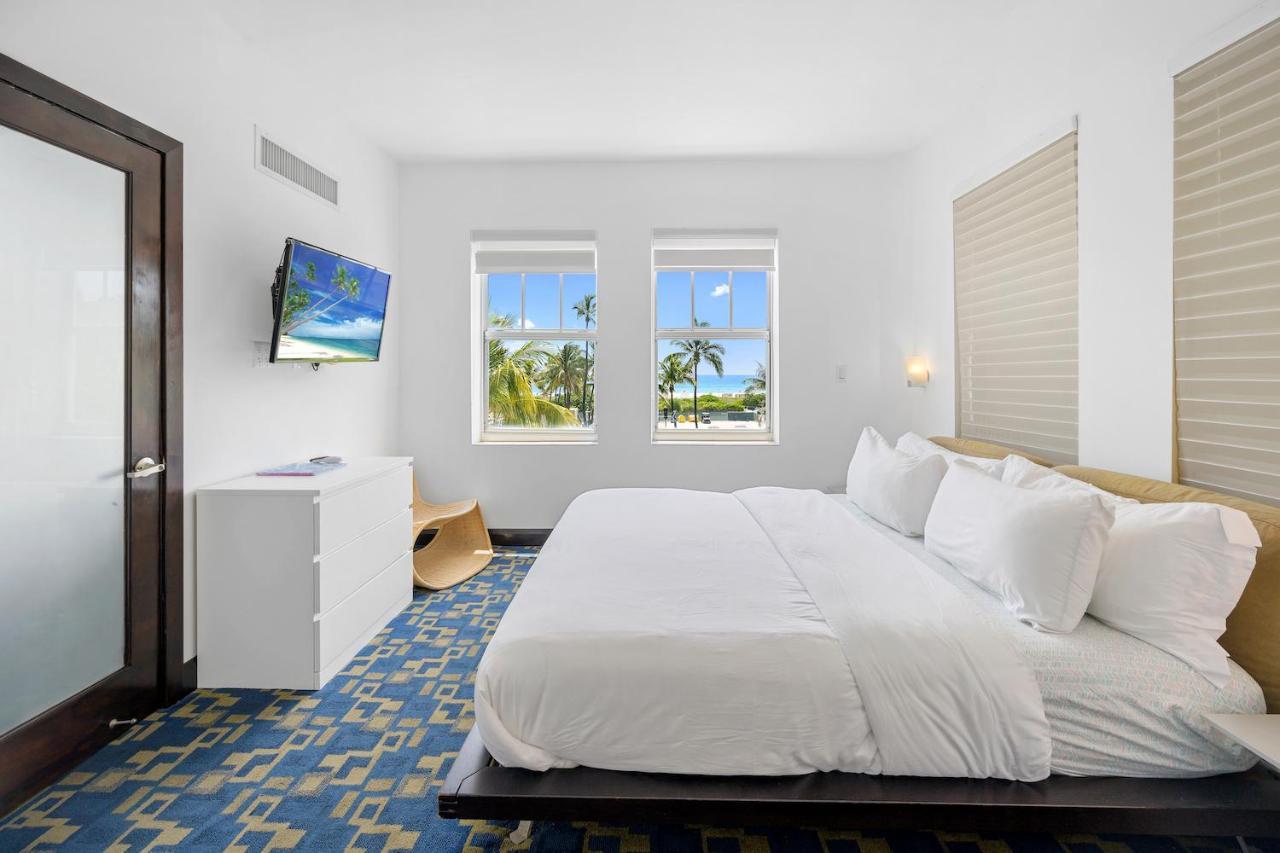 מיאמי ביץ' Ocean Drive Apartments With Rooftop Pool, South Beach, Miami מראה חיצוני תמונה